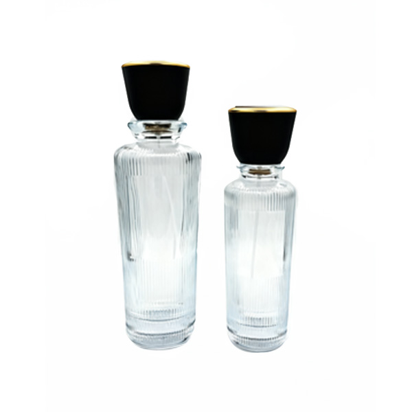 Çizgili Cam Parfüm Şişesi — 50 / 100 ml
