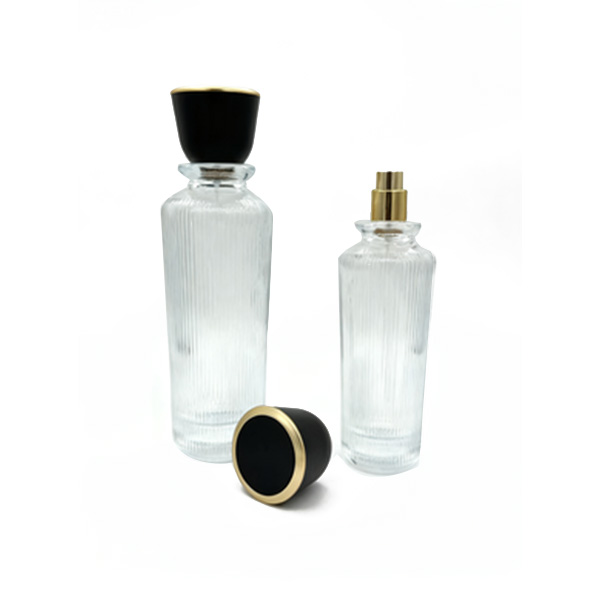 Çizgili Cam Parfüm Şişesi — 50 / 100 ml
