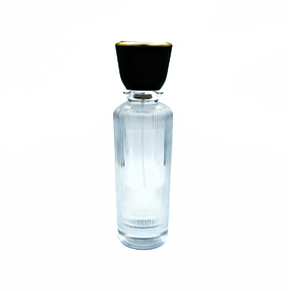 Çizgili Cam Parfüm Şişesi — 50 / 100 ml