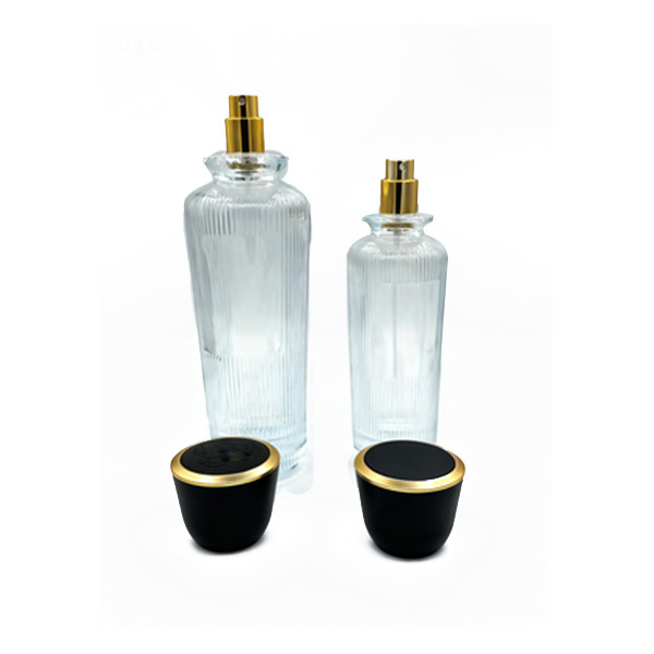 Çizgili Cam Parfüm Şişesi — 50 / 100 ml
