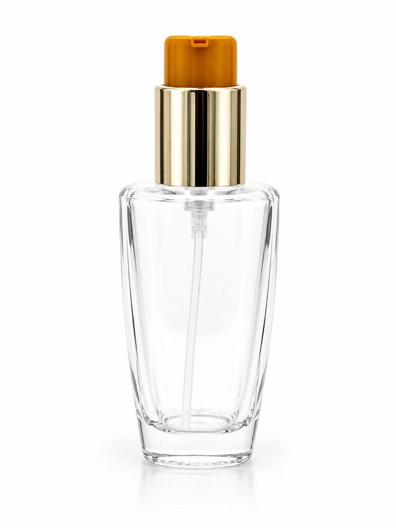 HJ-341 Kavisli Konik Cam Losyon Şişesi – 100 ml