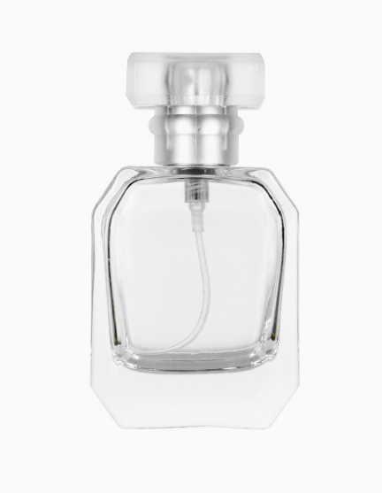 HJ-220 Fasetli Yuvarlak Dikdörtgen Cam Parfüm Şişesi – 30 / 50 / 100 ml