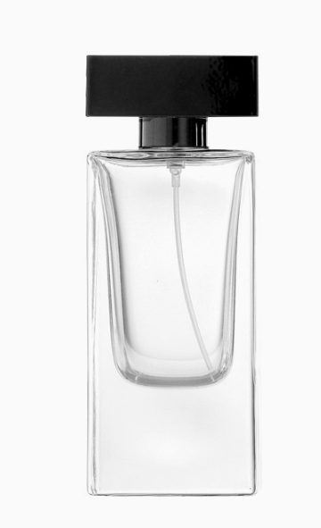 HJ-237 Uzun Çerçeveli Dikdörtgen Cam Parfüm Şişesi – 60 / 100 ml