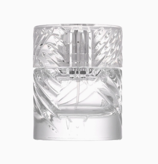 HJ-204 Geometrik Dokulu Cam Parfüm Şişesi – 50 / 100 ml