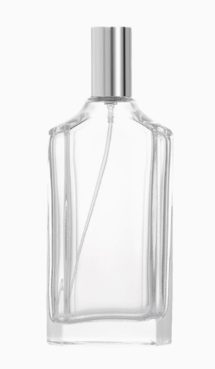 HJ-230 Angular Omuz Dikdörtgen Cam Parfüm Şişesi – 50 / 100 ml