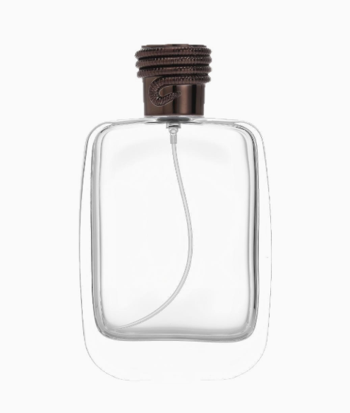 HJ-242 Yumuşak Yuvarlak Dikdörtgen Cam Parfüm Şişesi – 50 / 100 ml