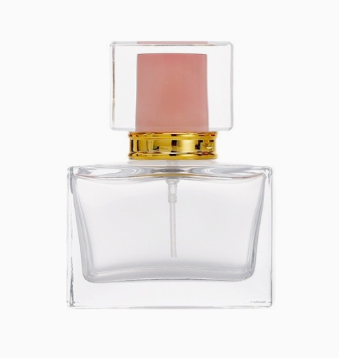 HJ-225 Geniş Dikdörtgen Cam Parfüm Şişesi – 30 / 50 / 100 ml