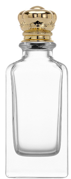 HJ-228 Yuvarlak Omuzlu Dikdörtgen Cam Parfüm Şişesi – 90 ml